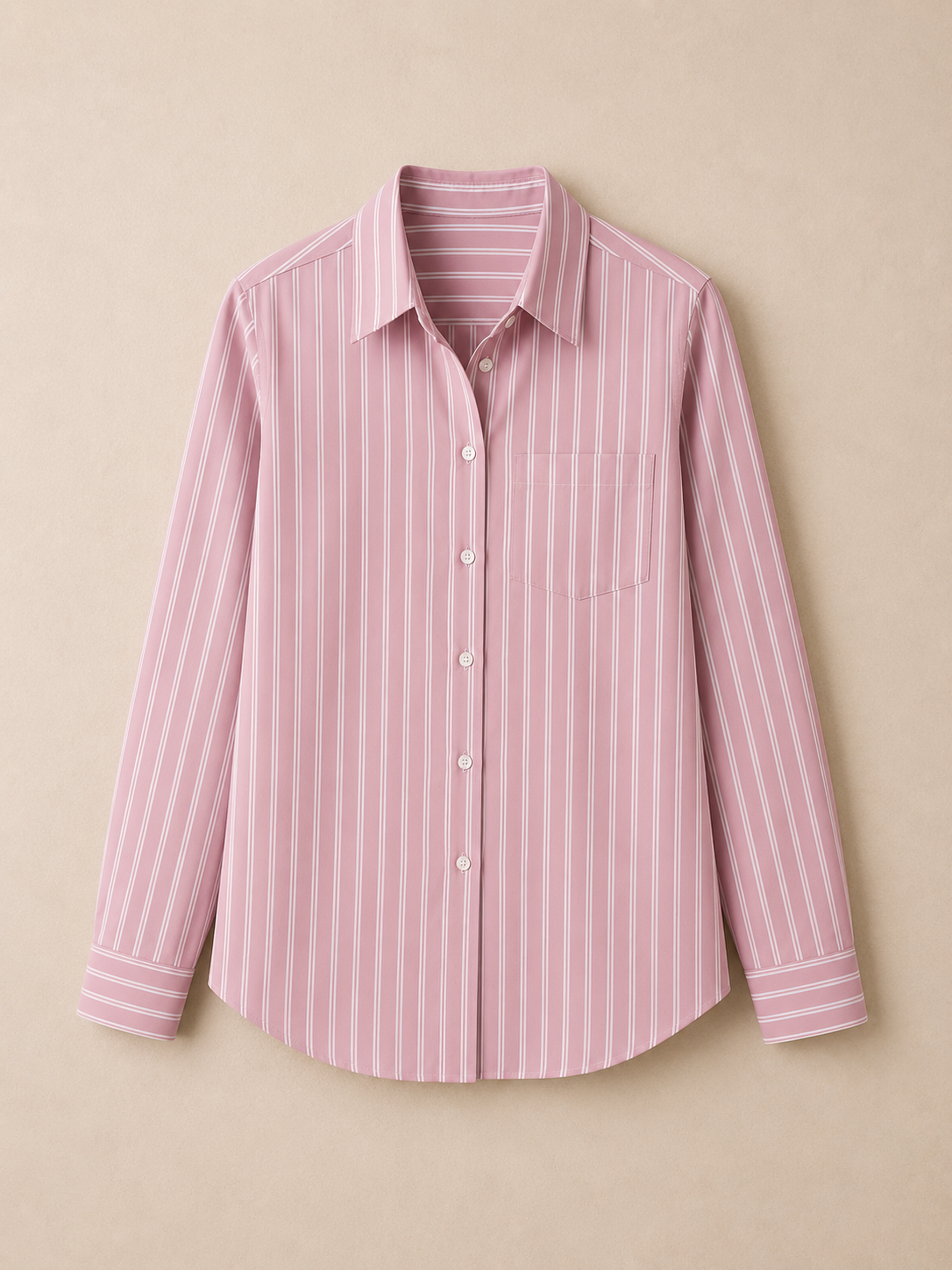 Blush Breeze Cotton Shirt