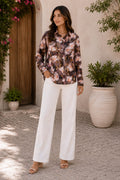 Autumn Bloom Printed Shirt