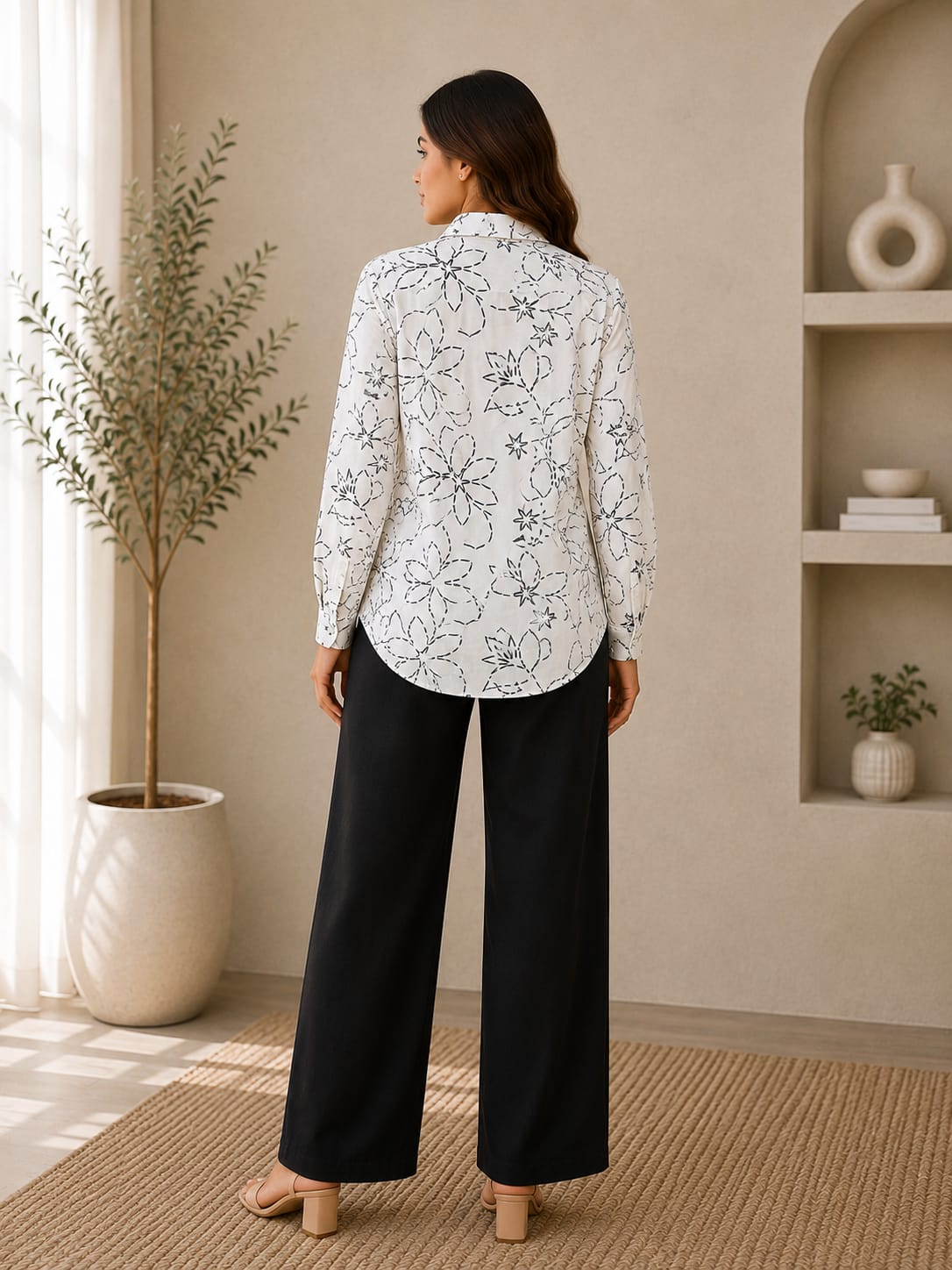Classic Sketch Floral Shirt