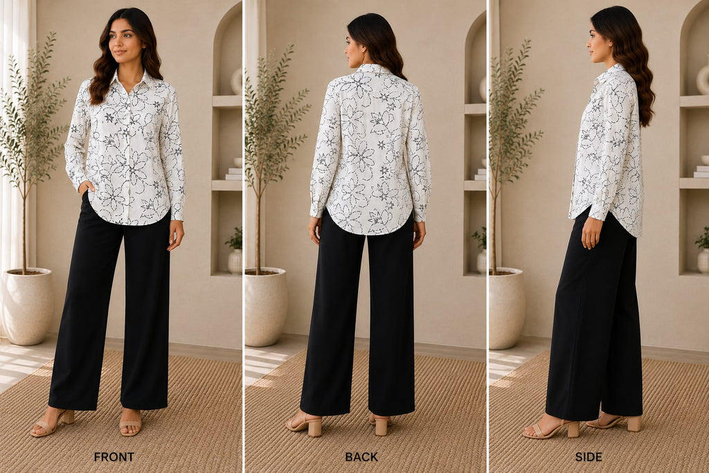 Classic Sketch Floral Shirt