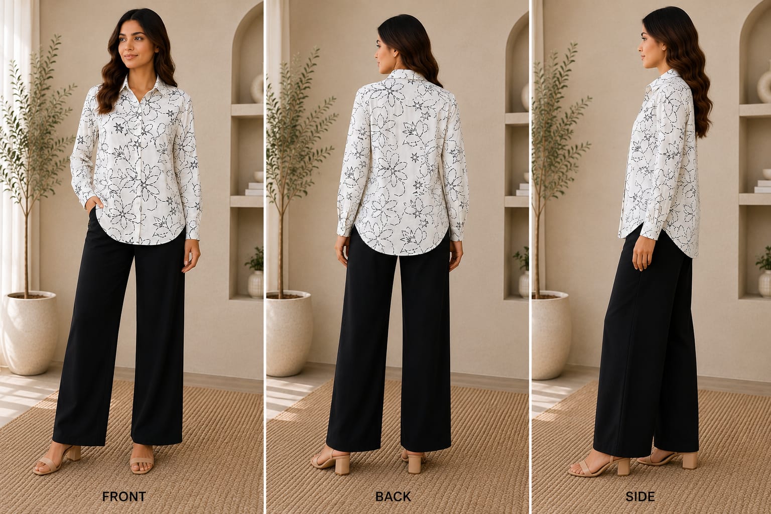 Classic Sketch Floral Shirt
