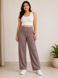 Women’s Taupe Wide-Leg Lounge Pant