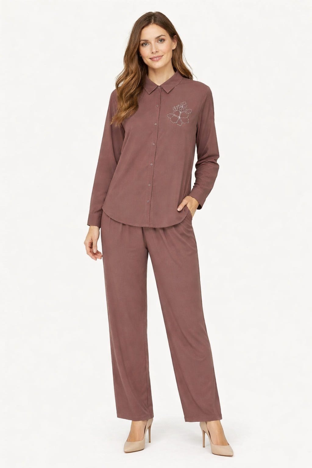 Blush pearl co-ords set