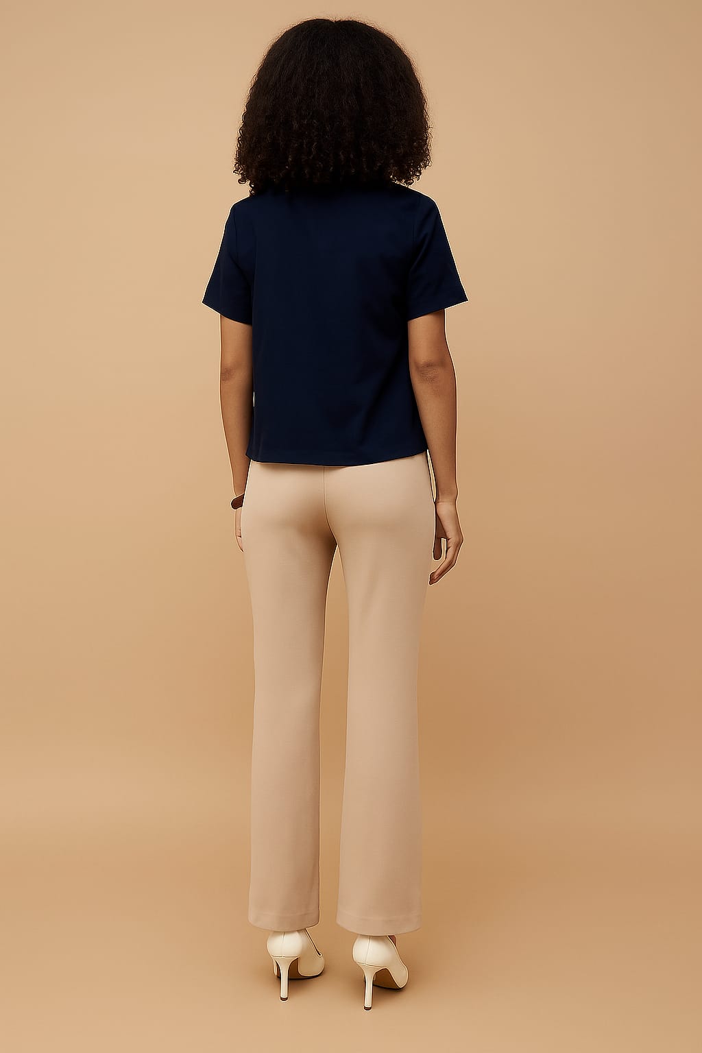 Soft Beige Straight pants