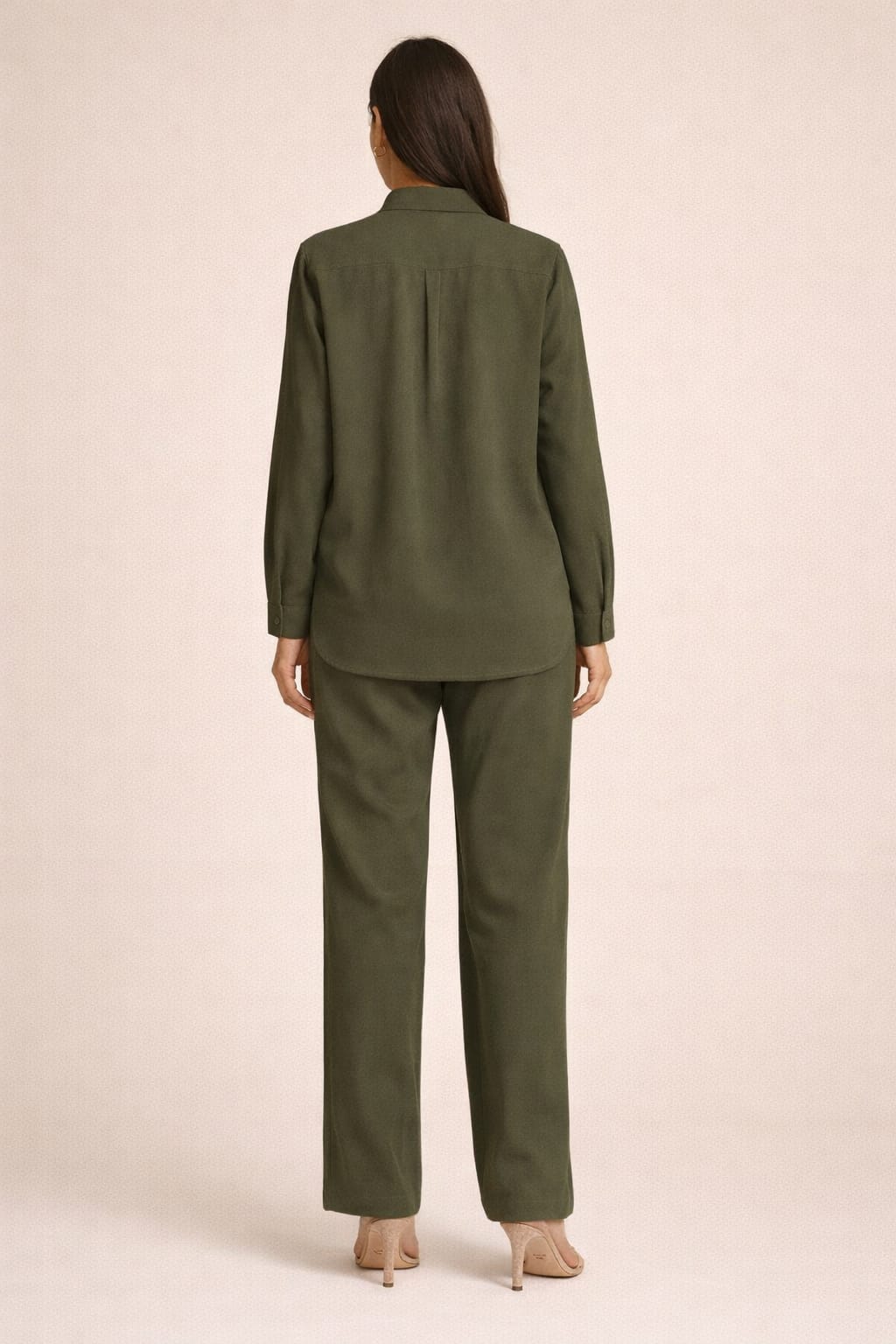 olive whisper co-ords set