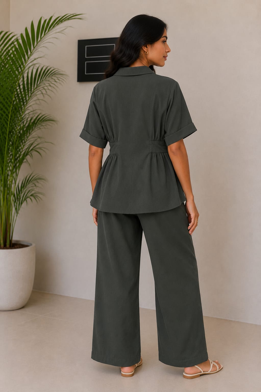 Olive Muse Co-ord Set