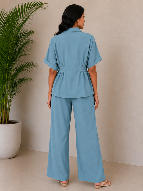 Azure Breeze Co-Ord Set