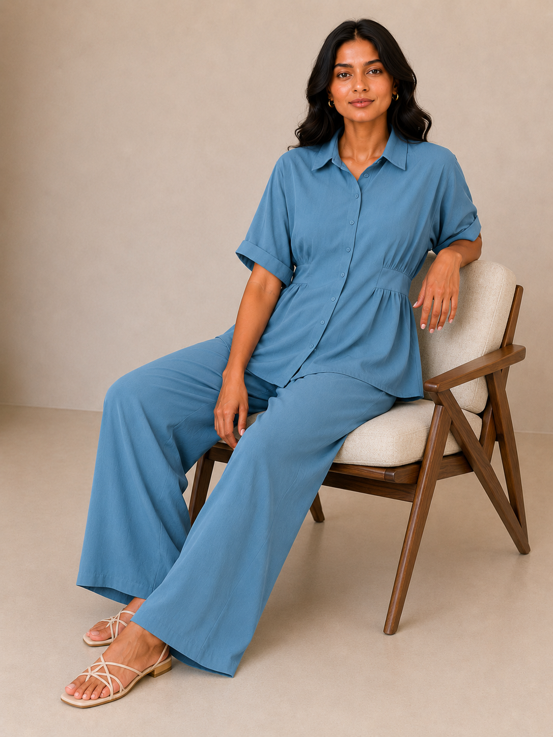 Azure Breeze Co-Ord Set