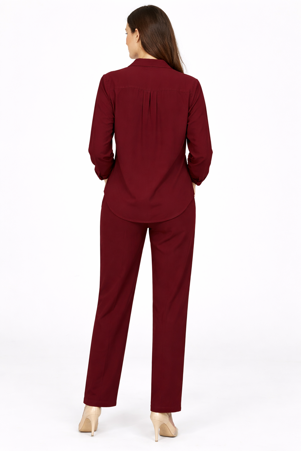 Midnight Wine Embroidered Co-Ord Set